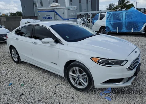 2018 Ford Fusion Se Hybrid from USA, damaged, VIN 3FA6P0LU2JR129885